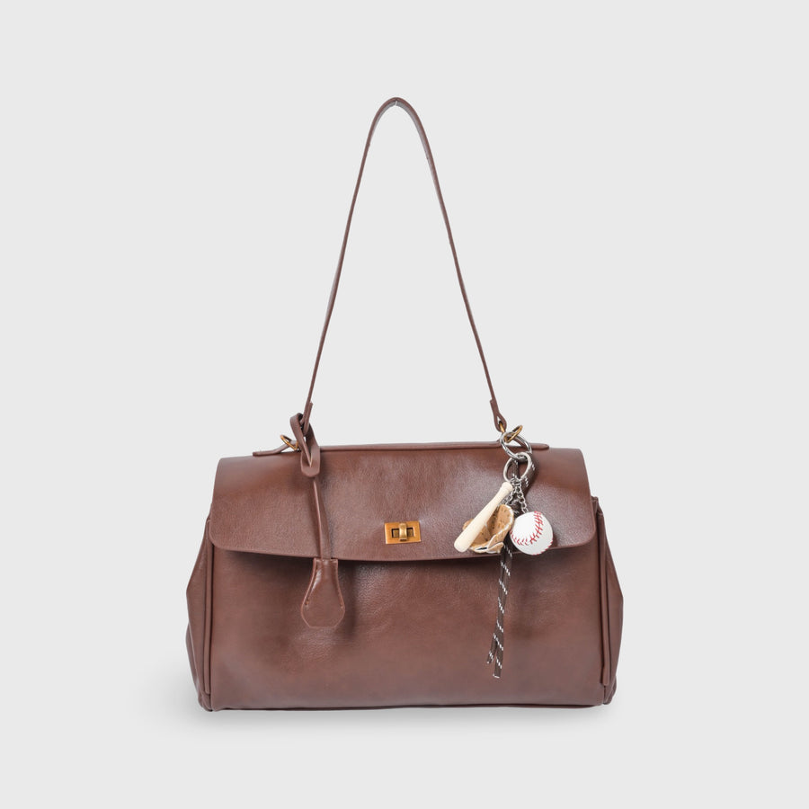 Sac à bandoulière vintage Ciara – Sac à main en cuir marron