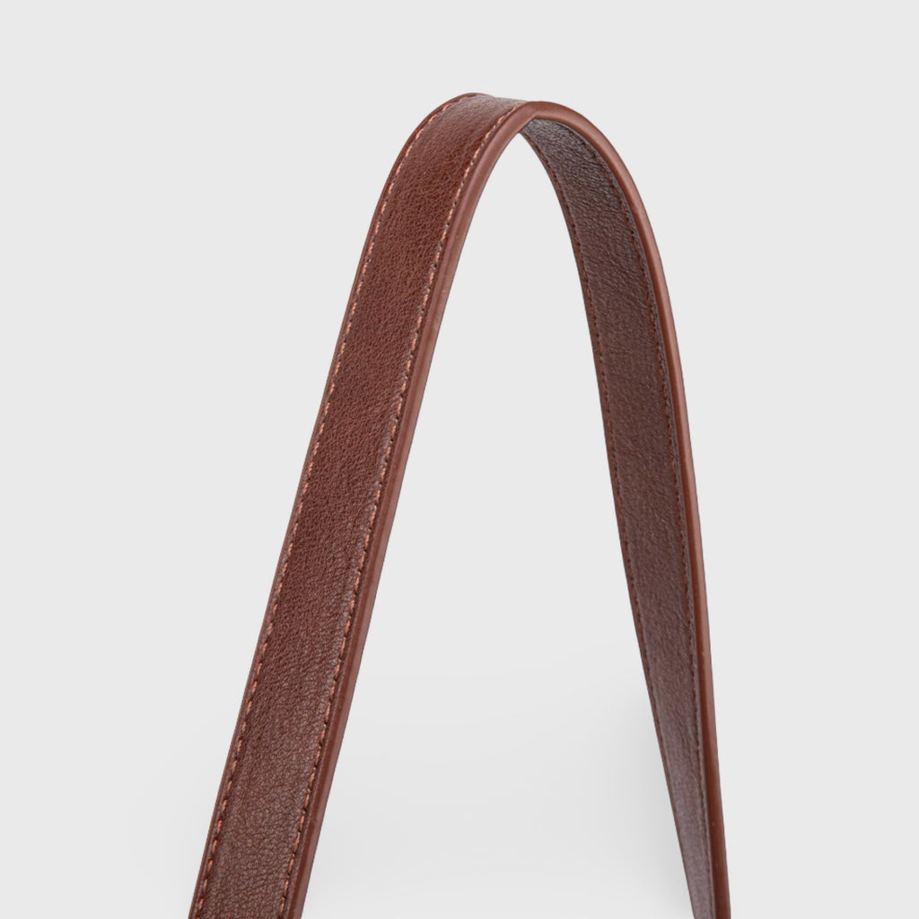 Sac à bandoulière en toile vintage Ciara – Beige et marron