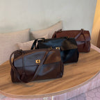 Sac porté épaule vintage Ciara – Sac à main en cuir marron foncé