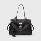 Sac à main Ciara Nova à poignée supérieure – Sac à main en cuir noir