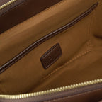 Sac cabas en daim Lara – Sac à main en daim marron chocolat