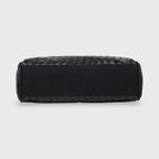 Sac à bandoulière tissé édition limitée Ciara Vintage – Sac à main en cuir noir