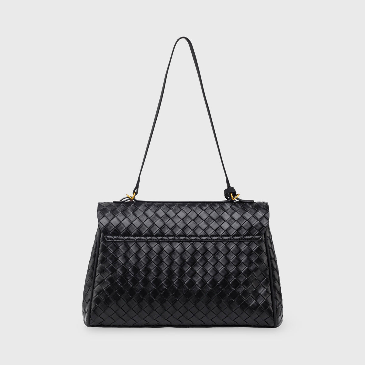 Sac à bandoulière tissé édition limitée Ciara Vintage – Sac à main en cuir noir