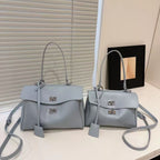 Ciara Nova Top Handle Bag – Light Blue Leather Handbag