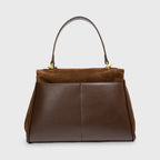 Sac à main Ciara en daim – Sac porté épaule en daim marron