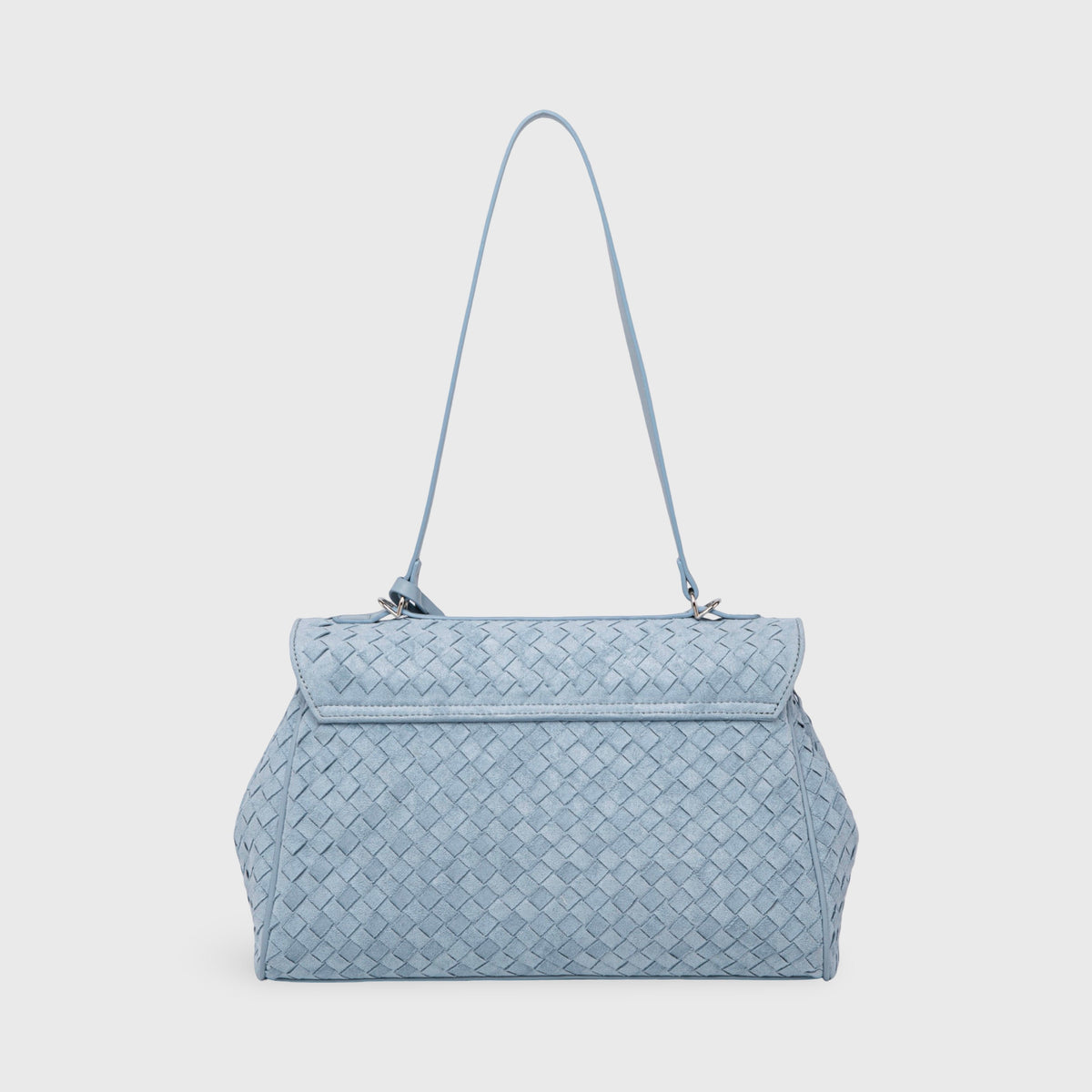 Sac tissé vintage Ciara – Daim bleu clair
