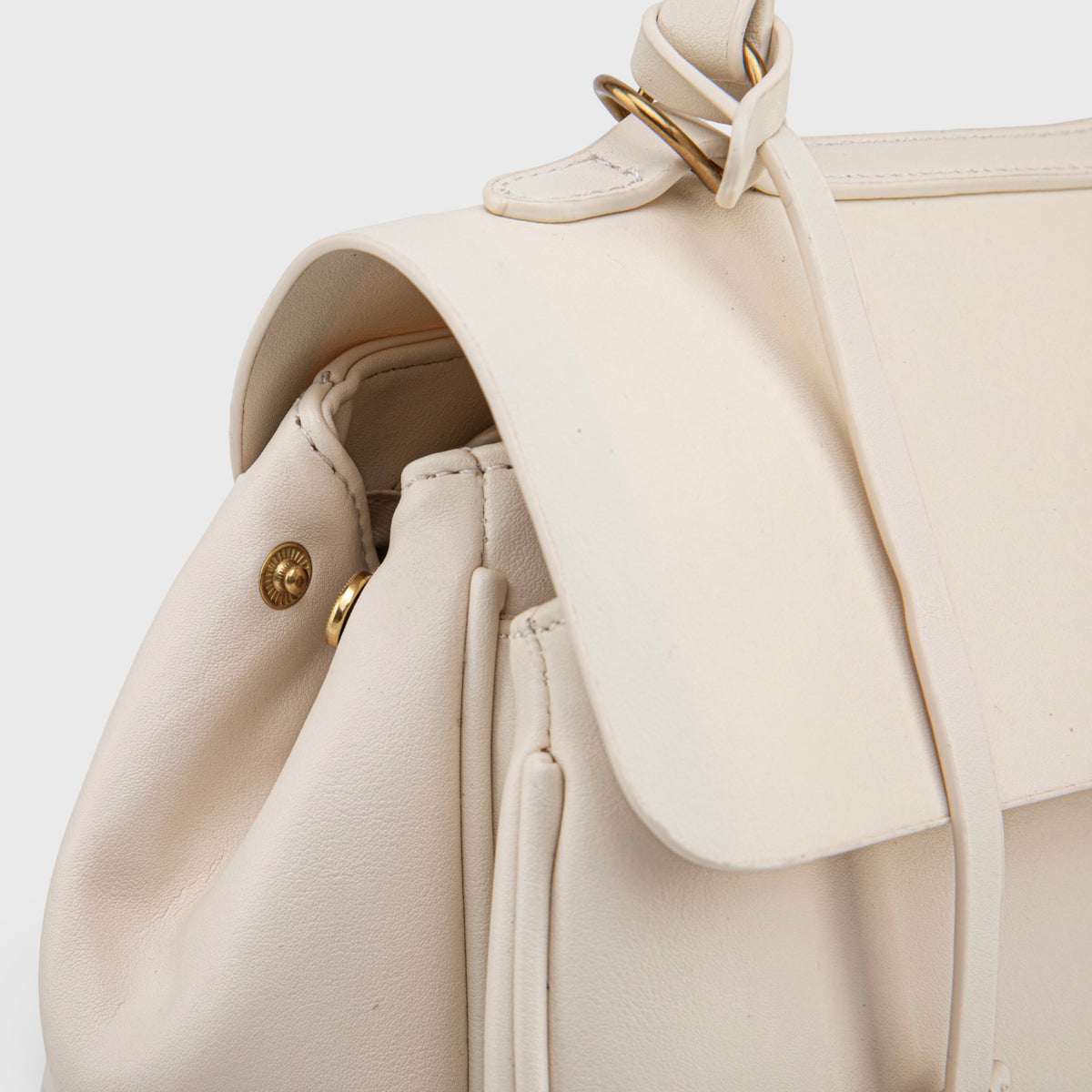 Sac à épaule vintage Ciara – Sac à main en cuir crème