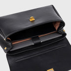 Sac à main Ciara avec poignée – Sac à main en cuir noir