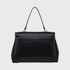 Sac à main Ciara avec poignée – Sac à main en cuir noir