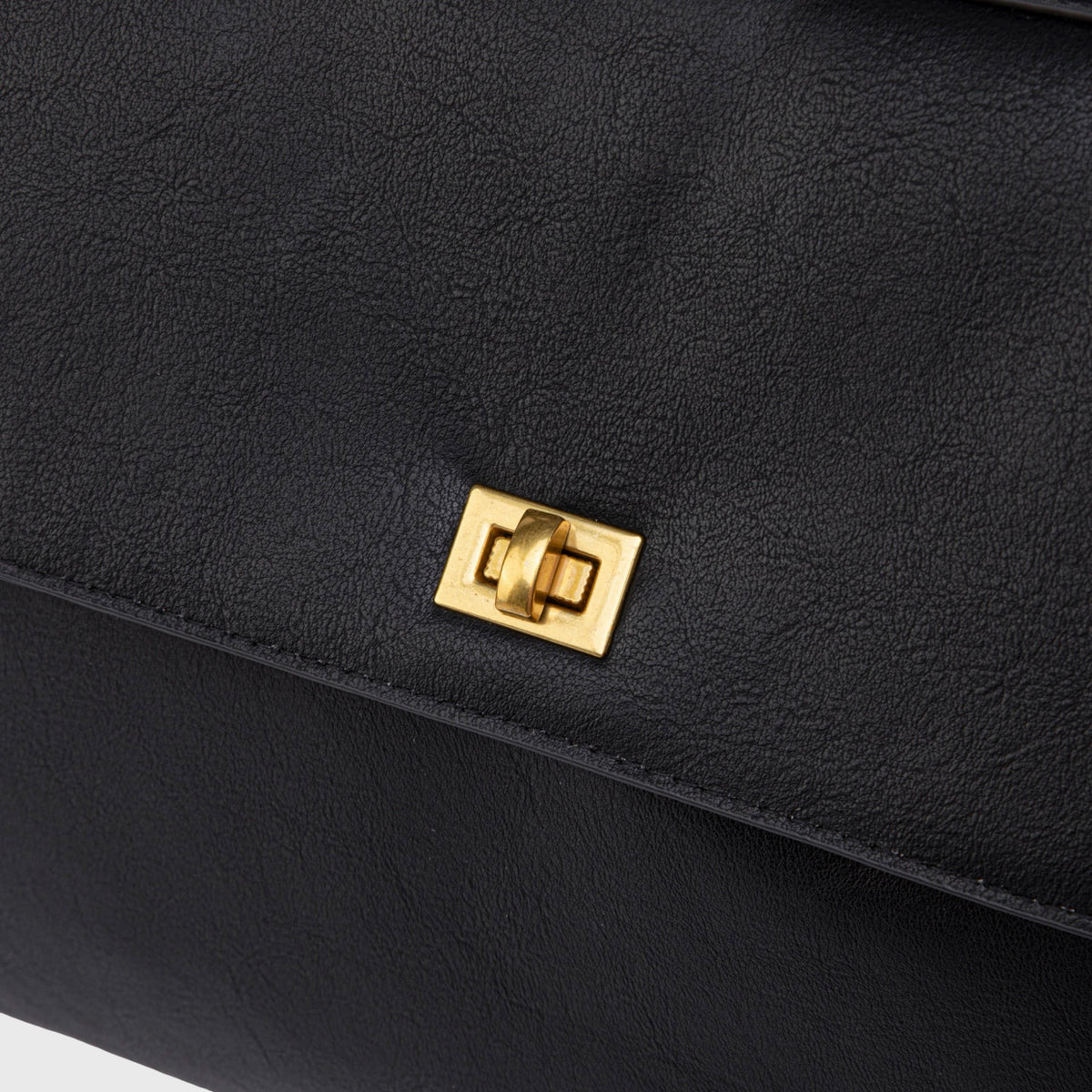 Sac à main Ciara avec poignée – Sac à main en cuir noir