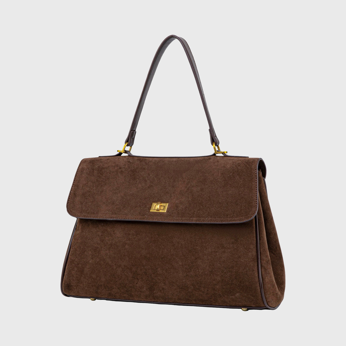 Sac à main Ciara Essential – Sac à main en daim marron chocolat