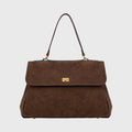 Sac à main Ciara Essential – Sac à main en daim marron chocolat