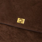 Sac à main Ciara Essential – Sac à main en daim marron chocolat