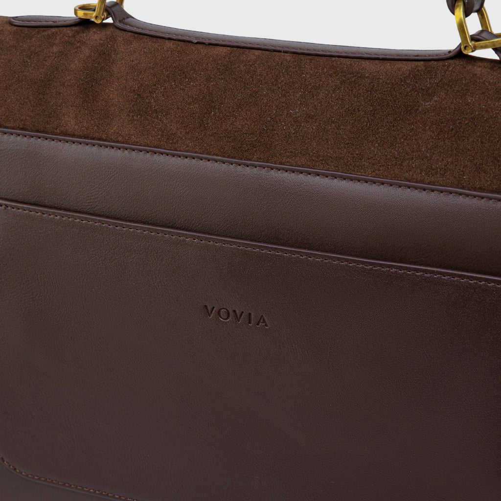 Sac à main Ciara Essential – Sac à main en daim marron chocolat