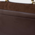 Sac à main Ciara Essential – Sac à main en daim marron chocolat