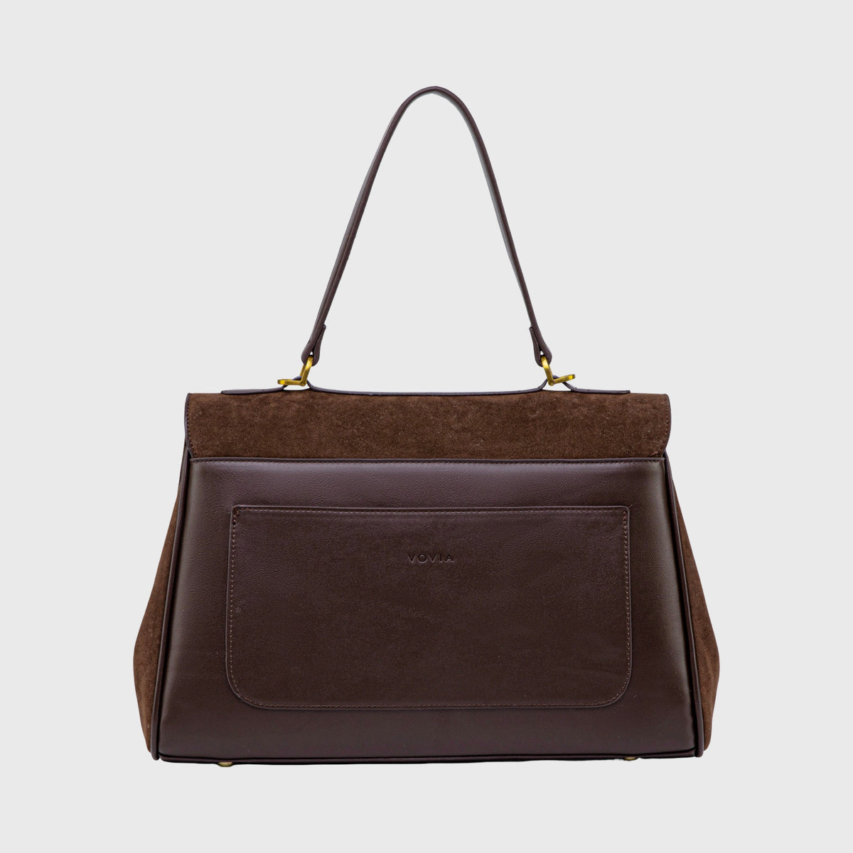 Sac à main Ciara Essential – Sac à main en daim marron chocolat