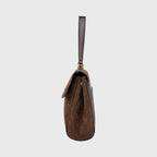 Sac à main Ciara Essential – Sac à main en daim marron chocolat