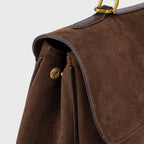 Sac à main Ciara Essential – Sac à main en daim marron chocolat