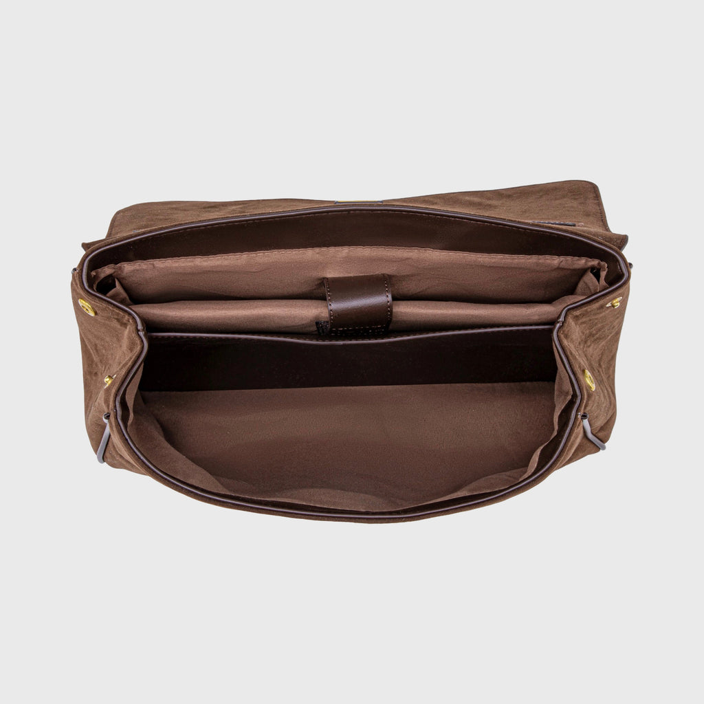 Sac à main Ciara Essential – Sac à main en daim marron chocolat