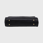 Sac à main Ciara avec poignée – Sac à main en cuir noir