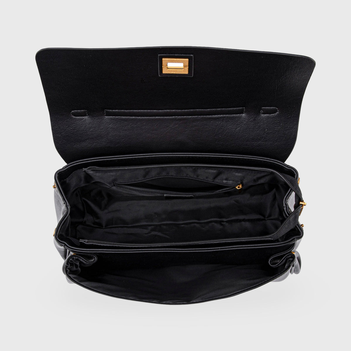 Sac à bandoulière vintage Ciara – Sac à main en cuir noir