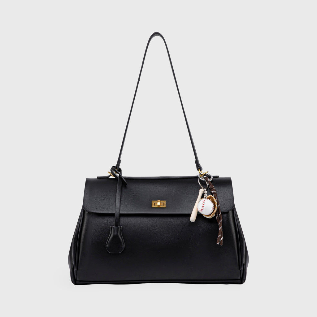 Sac à bandoulière vintage Ciara – Sac à main en cuir noir