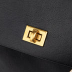 Sac à bandoulière vintage Ciara – Sac à main en cuir noir
