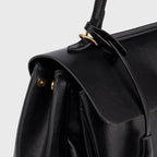 Sac à bandoulière vintage Ciara – Sac à main en cuir noir