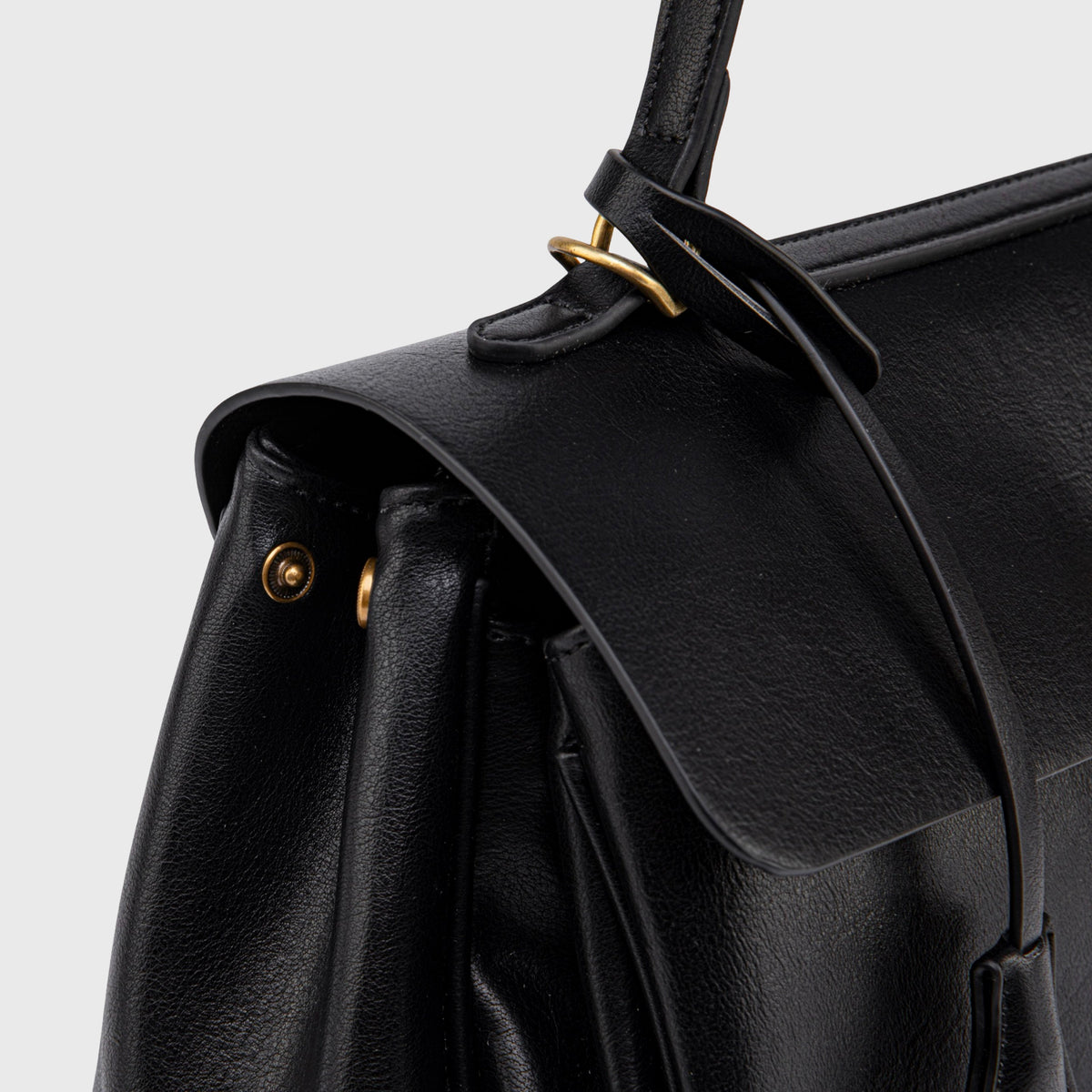 Sac à bandoulière vintage Ciara – Sac à main en cuir noir