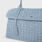Sac tissé vintage Ciara – Daim bleu clair