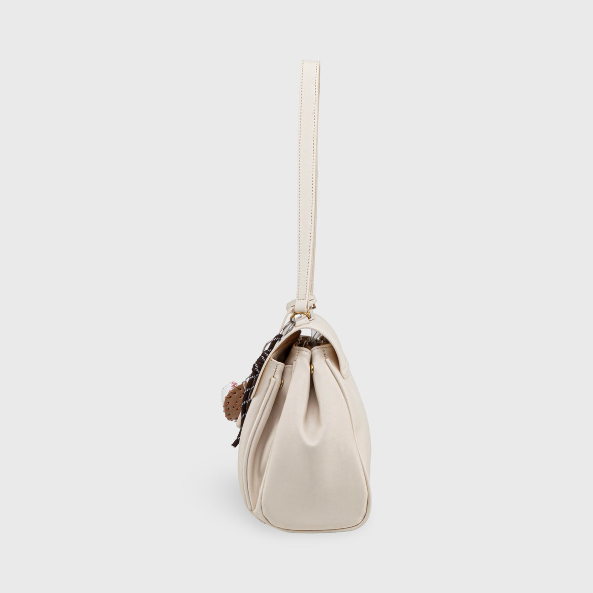 Sac à épaule vintage Ciara – Sac à main en cuir crème