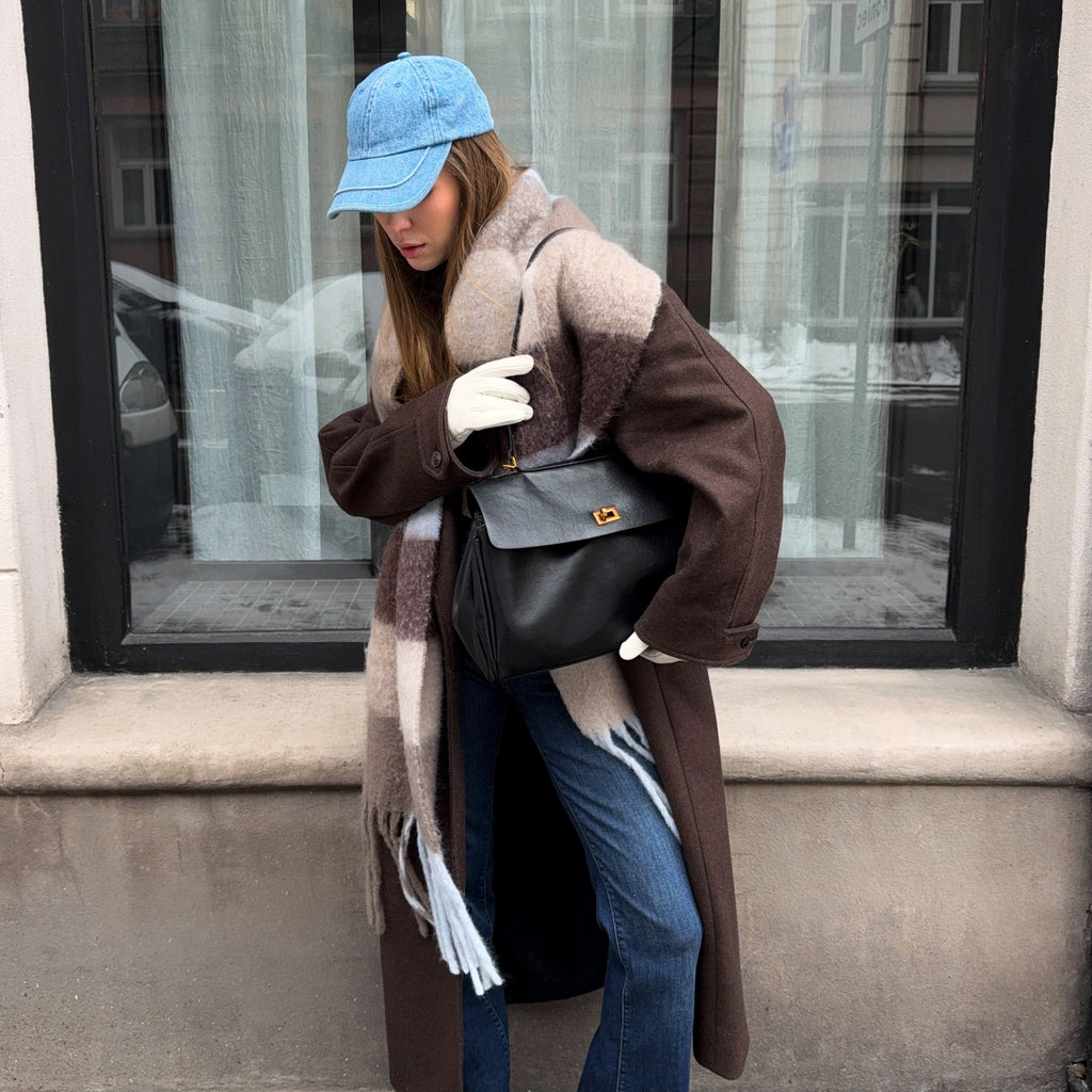Sac à bandoulière vintage Ciara – Sac à main en cuir noir