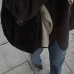 Hailey Woven Hobo Bag – Dark Brown Leather Shoulder Bag